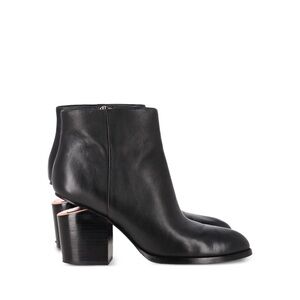 Alexander Wang Gabi Gold Ankle Boots